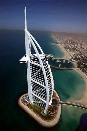 Photo of Burj Al Arab Hotel a famous hotel photographed in Dubai Photo of Burj Al Arab Hotel a famous hotel photographed in Dubai